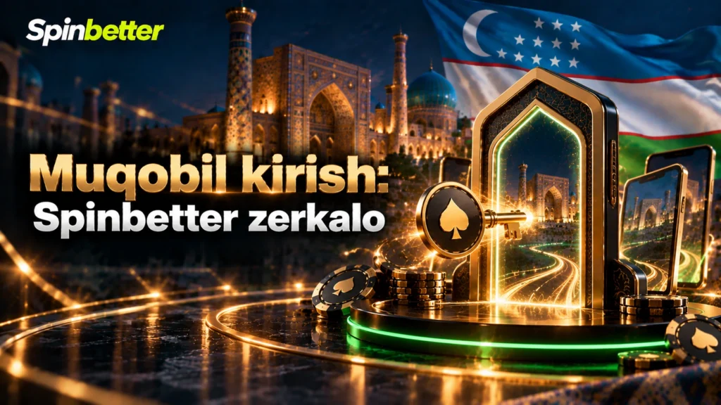 Muqobil kirish: Spinbetter zerkalo 