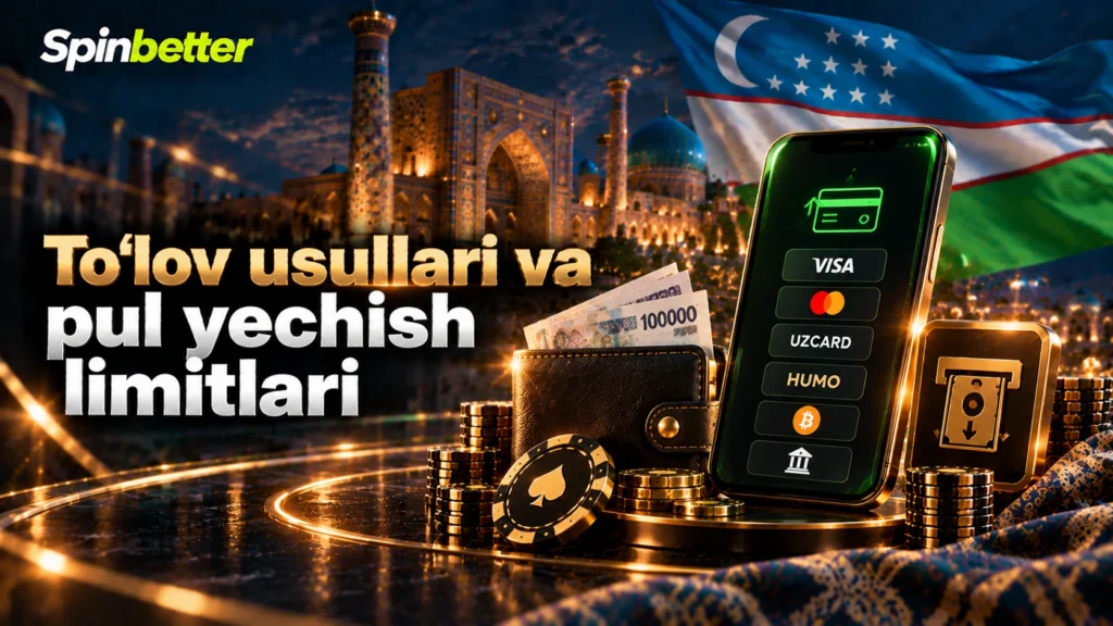 To‘lov usullari va pul yechish limitlari