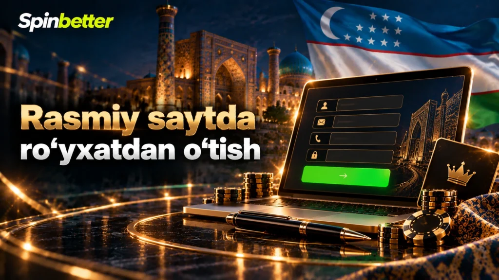 Rasmiy saytda ro‘yxatdan o‘tish